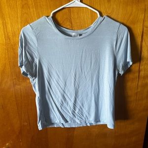 Short sleeve crop top